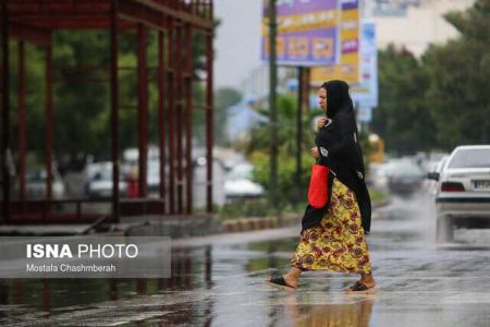 بارش باران و کاهش دمای برخی استانها