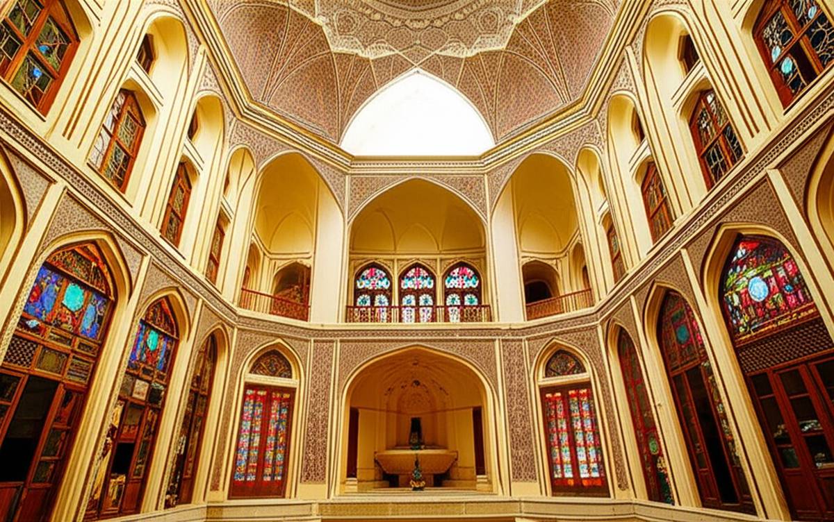خانه طباطبایی کاشان | شاهکار معماری ایرانی و تاریخچه