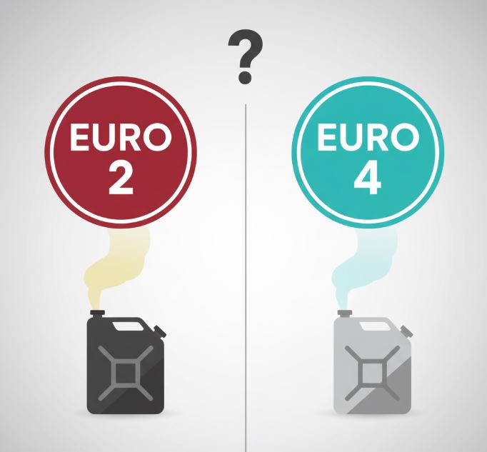 تفاوت بنزین های یورو 2 و یورو 4 در چیست ؟