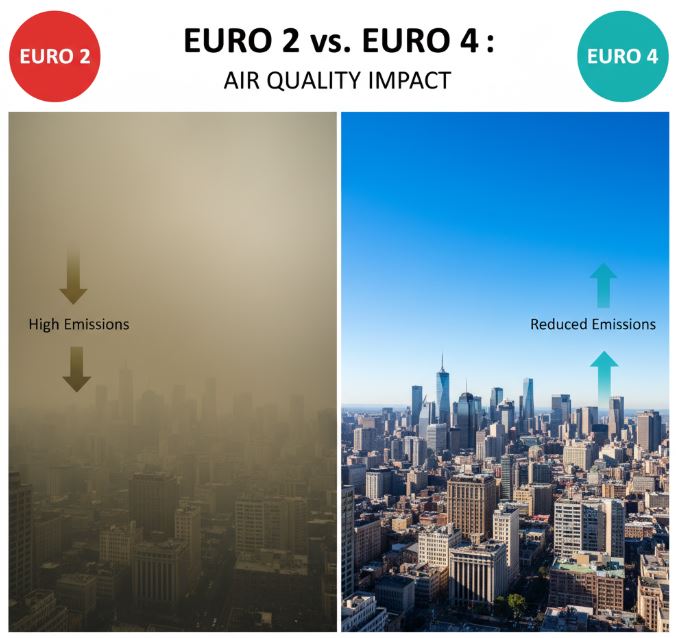 تفاوت بنزین یورو 4 با بنزین یورو 2