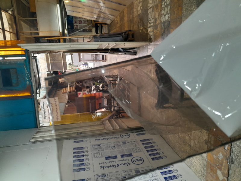 پلی کربنات دست دوم رنگ دودی