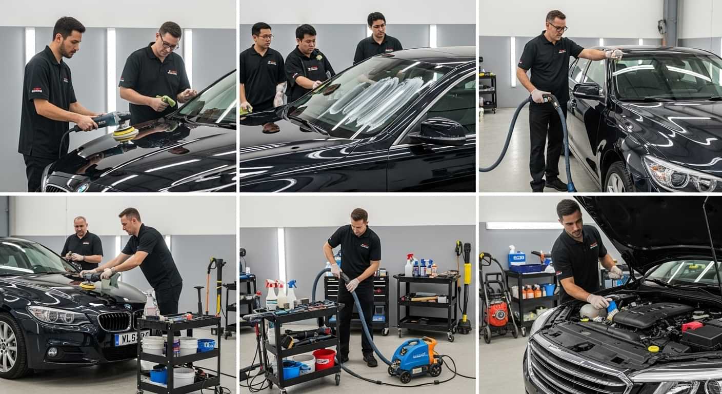 کلاس آموزش دیتیلینگ خودرو