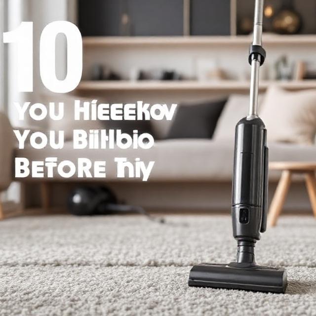 ۱۰ نکته که قبل از خرید جاروبرقی باید بدانید